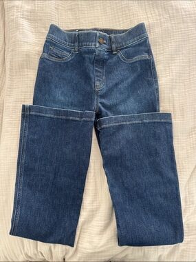 SPANX Dark Wash Straight Leg Jeans